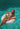 Woman in a bikini lying on an inflatable ring in clear blue water
